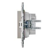 Штепсельная розетка встраиваемая IEK SKANDY 10А SK-R10-10-K37 SK-R02Sh без з/к без шторок шампань