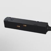 Коннектор питания угловой Gravity TRA004CPC-22B чёрный