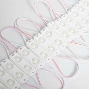 Светодиодный модуль герм. 2led Белый 2835smd 12V линейный с линзой ELF-2SMD2835std W