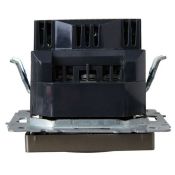 Штепсельная розетка встраиваемая IEK BRITE 16А BR-R14-16-U21-D31-K37 РЮш10-2-БрШ с з/к и шторками с USB A+A 3,1А шампань
