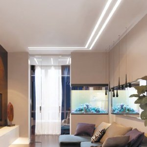 Световые линии для натяжного потолка