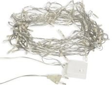 гирлянда    4W Белый теплый 303-063, провод прозрачный ПВХ, 10 м., 220V, 100 Led, IP20
