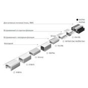 алюминиевый профиль FANTOM-W20-H10-3000 ANOD 062556