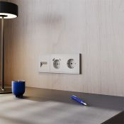 Рамка пластиковая VOLTUM S70 на 3 поста кашемир
