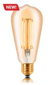 лампа ретро светодиодная Vintage форма конус 4W 057-288 ST64 2C2 GOLD/E27 лампа ретро светодиодная Vintage форма конус 4W 057-288 ST64 2C2 GOLD/E27