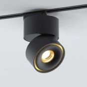 Накладной светильник  10W Белый теплый Luminosity ROTATE 220V дим. откидной поворотный круглый черный