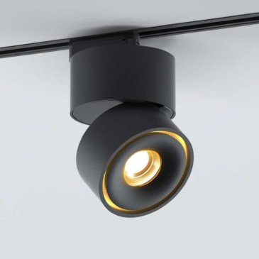 Накладной светильник  10W Белый теплый Luminosity ROTATE 220V дим. откидной поворотный круглый черный