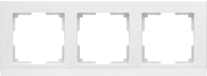 Рамка  пластик 3 поста WERKEL Stark WL04-Frame-03 / W0031801 белый