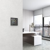 Терморегулятор WERKEL W1851101 сенсорный с Wi-Fi и LCD дисплеем для теплого пола белый