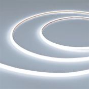 Светодиодная лента  Белый 2020 24V  6W/m 320Led/метр герм (силикон) 061997 MICROLED-SEW-M320-3mm 6000K IP65