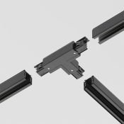 Коннектор Т-образный правый Trinity TRA005CT-31B-R чёрный