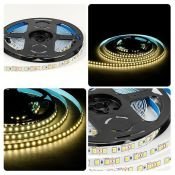 Светодиодная лента Белый дневной 2835 12V  9.6W/m 120Led/метр LSE-257 8мм IP20