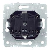 Штепсельная розетка встраиваемая IEK BRITE 16А BR-R11-16-K45 РС11-1-0-БрТБ с з/к без з/ш бронза