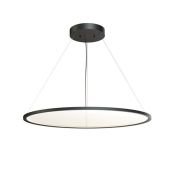 Подвесной светильник  80W Белый -MIX DENKIRS VEIL DK6621-BK 230V с ПДУ круглый черный