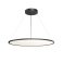 Подвесной светильник  80W Белый -MIX DENKIRS VEIL DK6621-BK 230V с ПДУ круглый черный