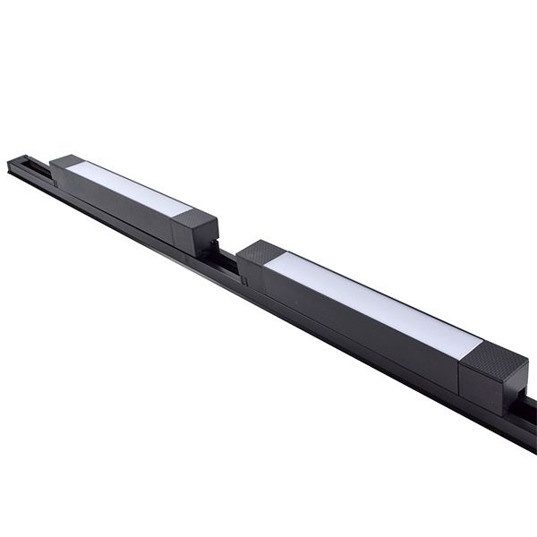 Готовый трековый набор VOLPE  24W Белый дневной UL-00010922 ULB-Q293 12W-4200К-A BLACK SET21 1.0м накладной прямой черный