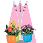 Фитосветильник  18W UL-00008904 ULT-P33-18W-SPLE-TM-60 IP40 WHITE TRIPLE на прищепке с таймером IP40