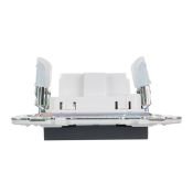 Штепсельная розетка встраиваемая IEK SKANDY 10А SK-R10-10-K53 SK-R02G без з/к без шторок графит