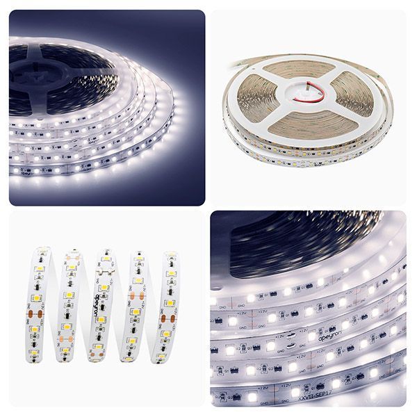Светодиодная лента Белый 2835 12V 14.4W/m 60Led/метр 00-114 PRO 10мм IP20 Светодиодная лента Белый 2835 12V 14.4W/m 60Led/метр 00-114 PRO 10мм IP20
