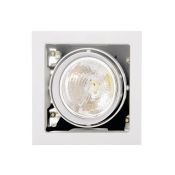 светильник Lightstar без лампы 214110 CARDANO 111Х1 DR111  квадратный поворотный встраиваемый белый
