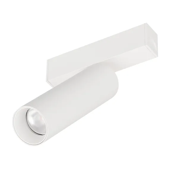Магнитный трековый светильник 12W Белый теплый MAG-SPOT-25-R120 30deg  24V на магнитный шинопровод белый 050078