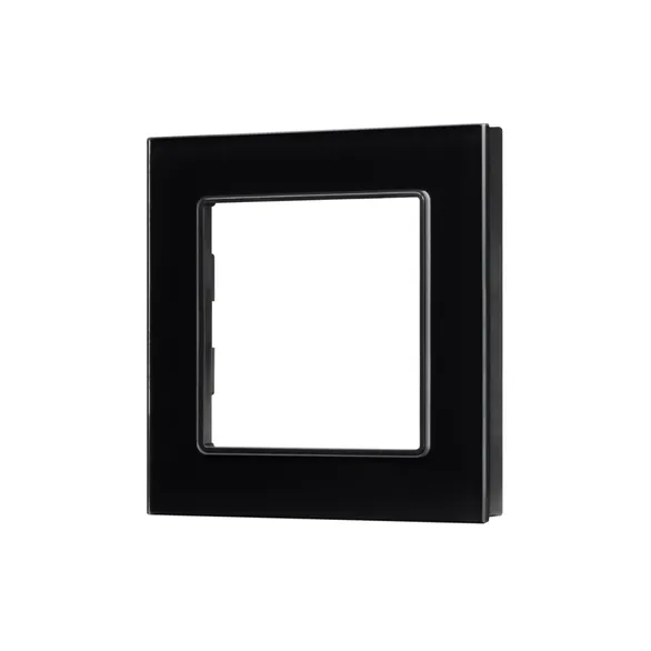 Рамка стеклянная 1 пост Arlight GLARE 043787 FRM-GLARE-GS-1-BK черная