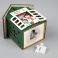 фигурка  светодиодная Ёлочная игрушка «Дом снеговиков»  Белый теплый, 8х5,5х 7 см