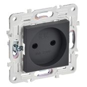 Штепсельная розетка встраиваемая IEK SKANDY 10А SK-R13-10-K48 SK-R01T без з/к с з/ш титан Штепсельная розетка встраиваемая IEK SKANDY 10А SK-R13-10-K48 SK-R01T без з/к с з/ш титан