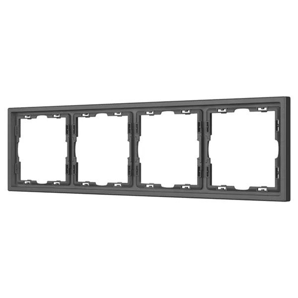 Рамка пластик 4 поста Arlight FRM-NOBE-SFPL-4-GR 054226 серый