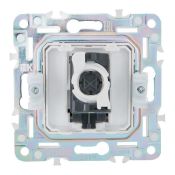 Розетка встраиваемая компьютерная IEK SKANDY SK-K10-1-K98 SK-K01Sa RJ45 кат.5E песочный