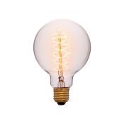 лампа ретро накаливания Vintage форма шар 60W 052-306 G95 F5 CLEAR/E27 диммируемая лампа ретро накаливания Vintage форма шар 60W 052-306 G95 F5 CLEAR/E27 диммируемая