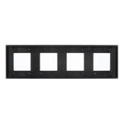 Рамка металлическая 4 поста IEK SKANDY SK-M42-M-K02 SK-F34Bl черный