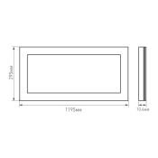 светильник -панель  40W Белый теплый 023155(2) IM-S300x1200 220V IP20 прямоугольный универсальный белый