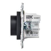 Термостат электронный с подсветкой SK-T01T титан SK-RT11-K48 SKANDY IEK
