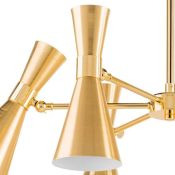Люстра подвесная Lightstar без лампы 816061 DUMO 6х40W E14 латунь/золото