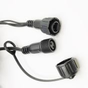 гирлянда БАХРОМА  10.5W Белый теплый Арена Света, черный провод каучук, без мерцания 230V IP66