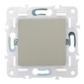 Выключатель встраиваемый одноклавишный IEK SKANDY SK-V10-0-10-K10 SK-V01B бежевый