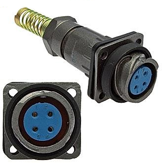 Розетка FQ18- 4pin ZPK-8 блочно-кабельная