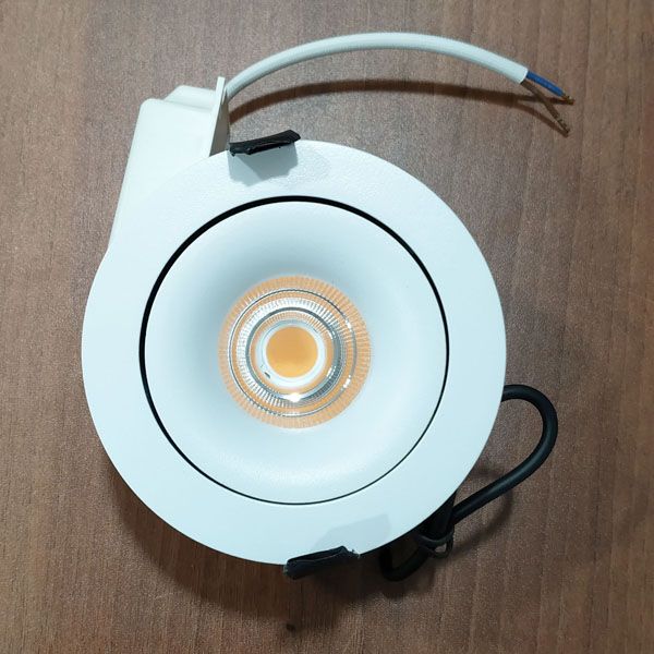 Накладной светильник  15W Белый теплый Luminosity ROTATE 220V дим. откидной поворотный круглый белый