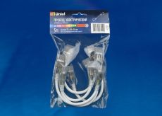 Соединитель для светодиодной ленты SMD 5050 220V 10832 UCX-SK4/B67-RGB прозрачный IP67 Соединитель для светодиодной ленты SMD 5050 220V 10832 UCX-SK4/B67-RGB прозрачный IP67