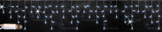гирлянда БАХРОМА   8W Белый теплый, Rich LED RL-i3*0.5-CB/WW,  черный провод 3x0.5 м., соединяемая, 220V, 112 Led, IP65, статика