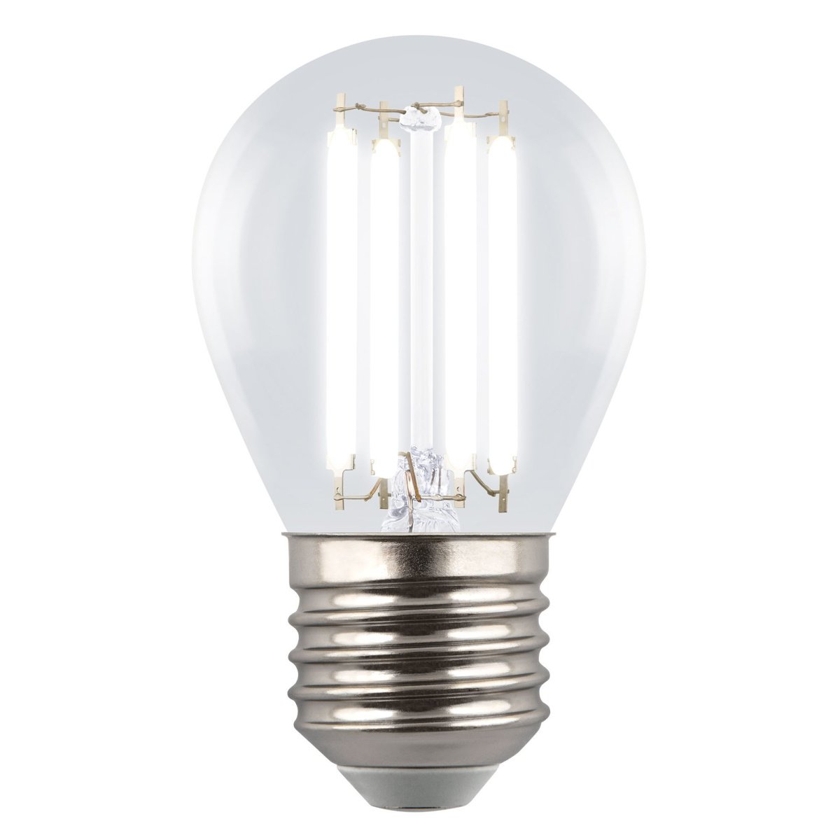 светодиодная лампа шар  G45 Белый дневной  4W UL-00011941 LED-G45-4W-4000K-E27-CL GLY01TR Яркая A++