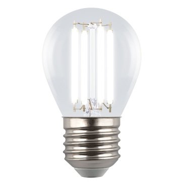 светодиодная лампа шар  G45 Белый дневной  4W UL-00011941 LED-G45-4W-4000K-E27-CL GLY01TR Яркая A++