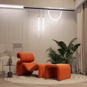 Трековый светильник   7W Белый дневной 041595 MAG-ORIENT-TUBE-HANG-L500-7W Day4000 на магнитный шинопровод черный