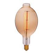 лампа ретро накаливания Vintage форма груша 95W 053-792 BT180 F2 CLEAR/E40 диммируемая лампа ретро накаливания Vintage форма груша 95W 053-792 BT180 F2 CLEAR/E40 диммируемая