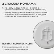 Накладной светильник  20W Белый дневной 18-143 SPA 250х30мм круглый накладной серебро IP54