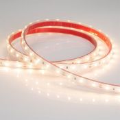 Светодиодная лента  Белый теплый 2835 12V  4.8W/m 60Led/метр герм (силиконовая экструзия) 021101(2)  RTW-PS-A60  LUX IP67