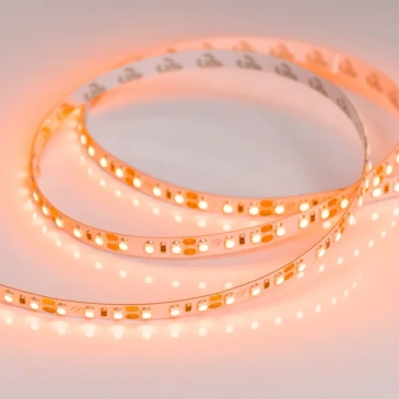 Светодиодная лента Оранжевый 2835 12V  9.6W/m 120Led/метр 015902(2) RT-A120-8mm LUX