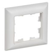 Рамка пластик 1 пост IEK BRITE BR-M12-12-K91 РУ-1-БрАБ арктический белый/белый Рамка пластик 1 пост IEK BRITE BR-M12-12-K91 РУ-1-БрАБ арктический белый/белый