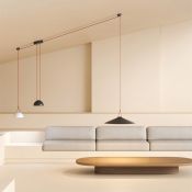 Трековый светильник  24W Белый-MIX BELTY SMART FLOW DK5668-BK IP20 на шинопровод черный